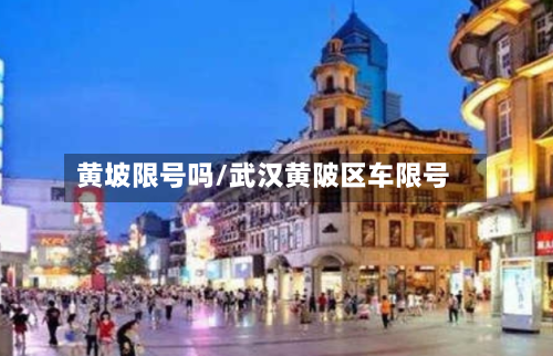 黄坡限号吗/武汉黄陂区车限号-第3张图片